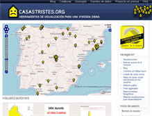 Tablet Screenshot of casastristes.org
